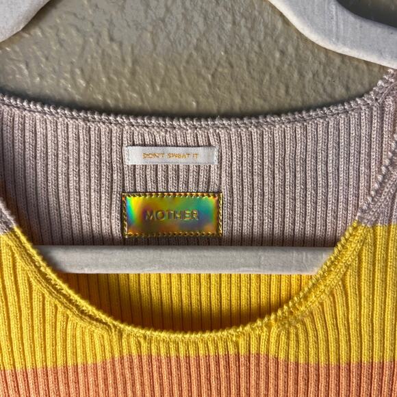 Mother Round Neck Rib Tank Multicolor Over The Horizon S - Picture 3 of 5